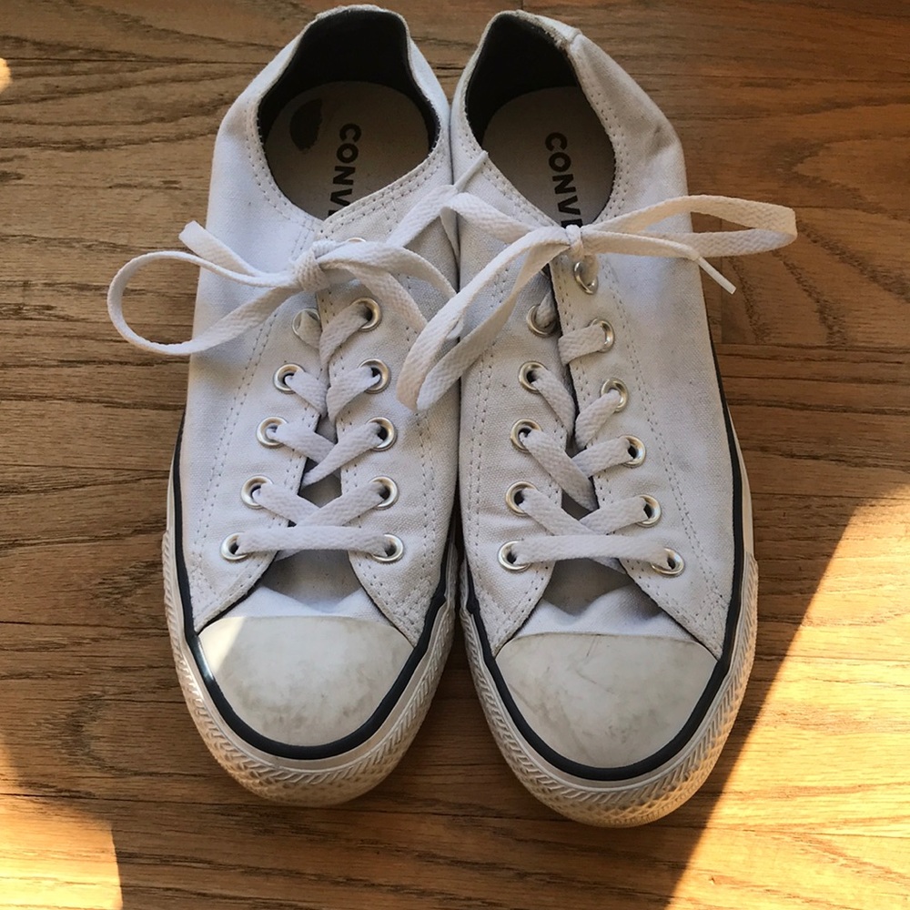 Converse white shoes